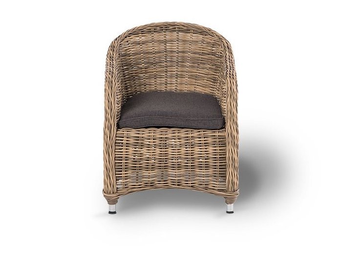 Кресло Равенна коричневого цвета - лучшие Садовые кресла в INMYROOM