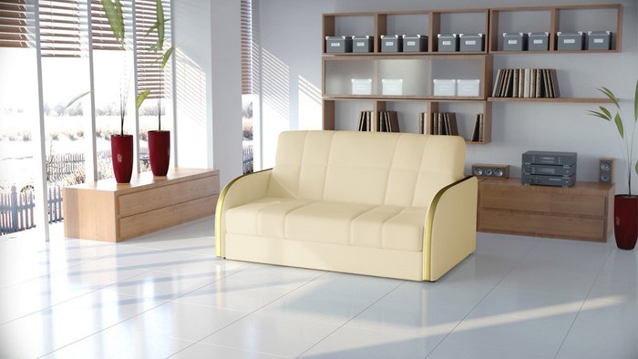 Диван-кровать Пуйл кремового цвета - купить Прямые диваны по цене 62000.0