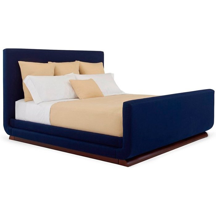Кровать Cote D'azur темно-синего цвета 160x200 