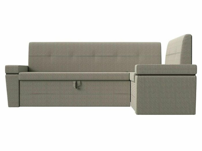 Угловой диван-кровать Деметра серо-бежевого цвета правый угол - купить Угловые диваны по цене 44999.0