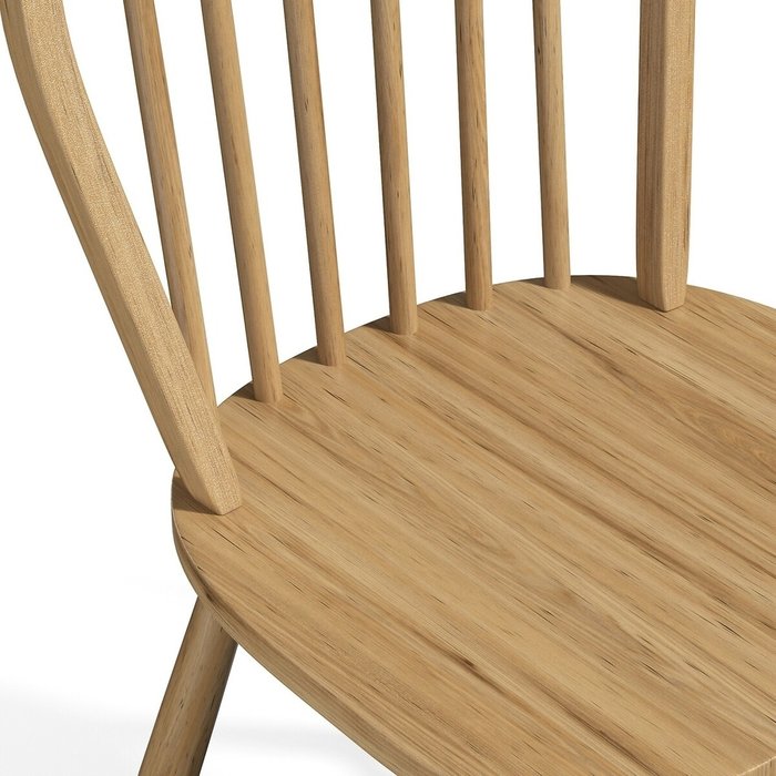 Комплект из двух стульев с решетчатой спинкой Windsor бежевого цвета - лучшие Обеденные стулья в INMYROOM