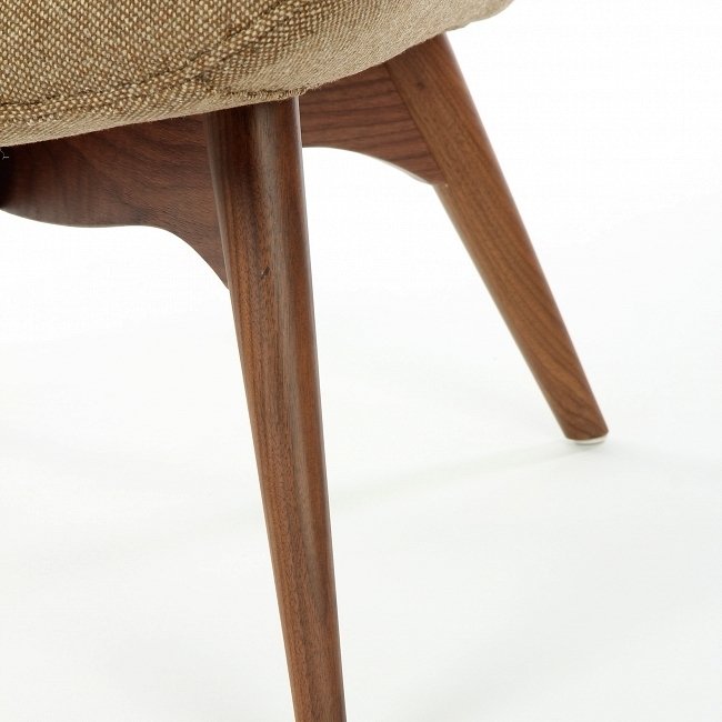 Кресло Contour коричневого цвета - лучшие Интерьерные кресла в INMYROOM