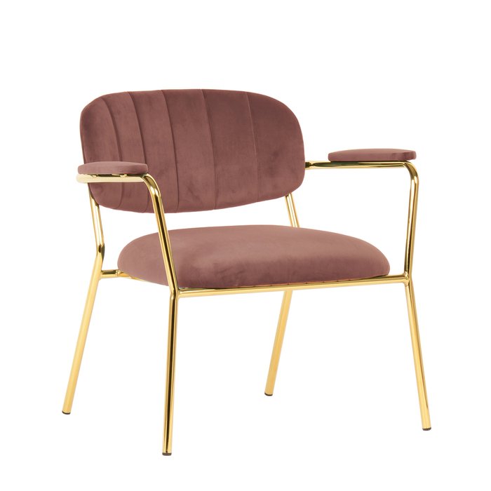 Кресло Кэрол пыльно-розового цвета - купить Интерьерные кресла по цене 16434.0