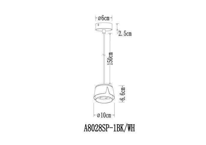Подвесной светильник Arte Lamp AMAKS A8028SP-1WH - купить Подвесные светильники по цене 1590.0 Подвесной светильник Arte Lamp AMAKS A8028SP-1WH - купить Подвесные светильники по цене 1590.0