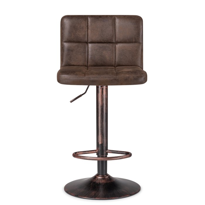 Барный стул Paskal vintage brown коричневого цвета - купить Барные стулья по цене 6600.0
