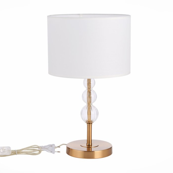 Прикроватная лампа Ramer с белым абажуром - купить Настольные лампы по цене 7820.0