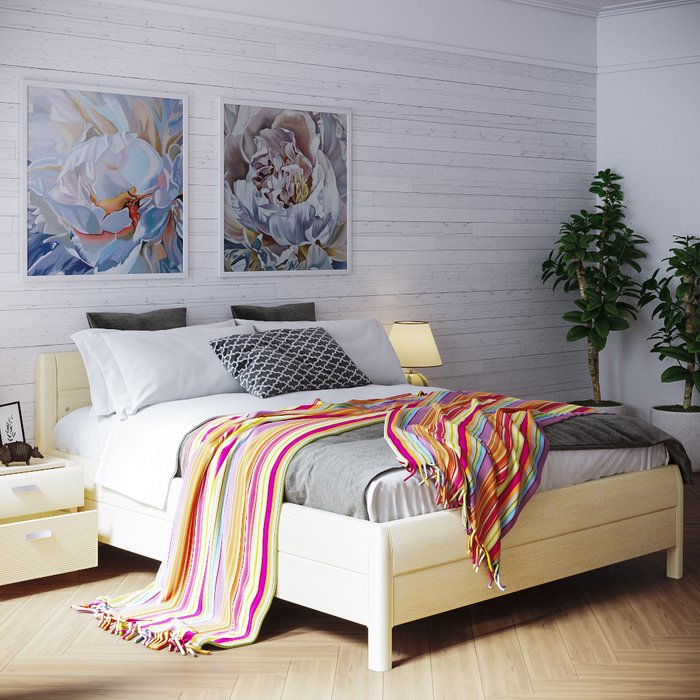 Кровать Илона 140х200 бежевого цвета - купить Кровати для спальни по цене 23544.0