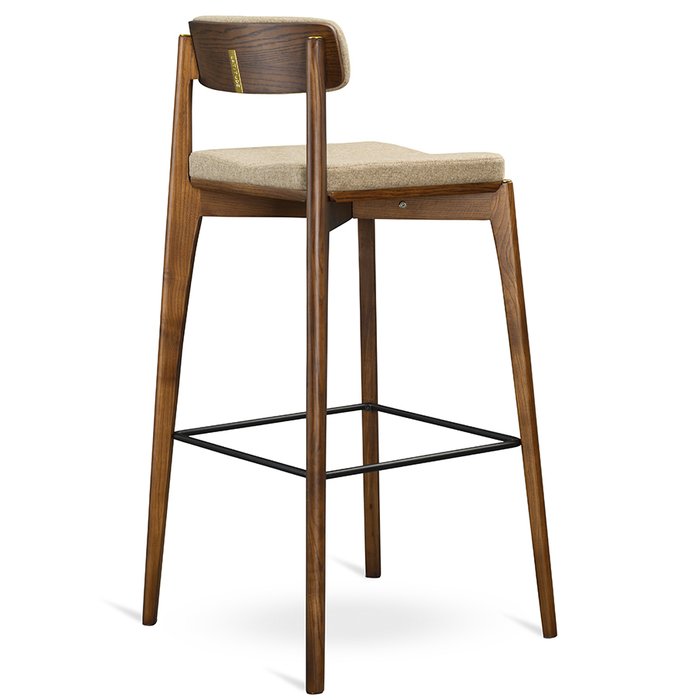 Стул барный Aska бежево-коричневого цвета - лучшие Барные стулья в INMYROOM