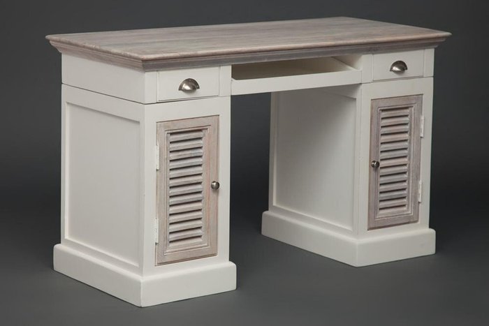 Письменный стол Riviera бело-бежевого цвета - лучшие Письменные столы в INMYROOM