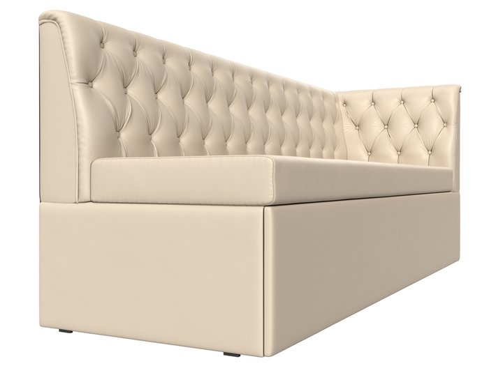 Диван-кровать Маркиз бежевого цвета (экокожа) с углом справа - лучшие Прямые диваны в INMYROOM