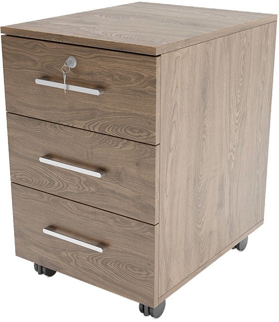 Тумба подкатная с ножками Simple коричневого цвета - лучшие Прикроватные тумбы в INMYROOM