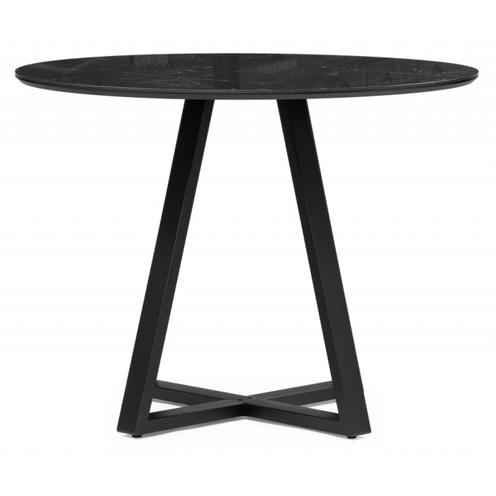 Обеденный стол Норфолк черного цвета - купить Обеденные столы по цене 12390.0
