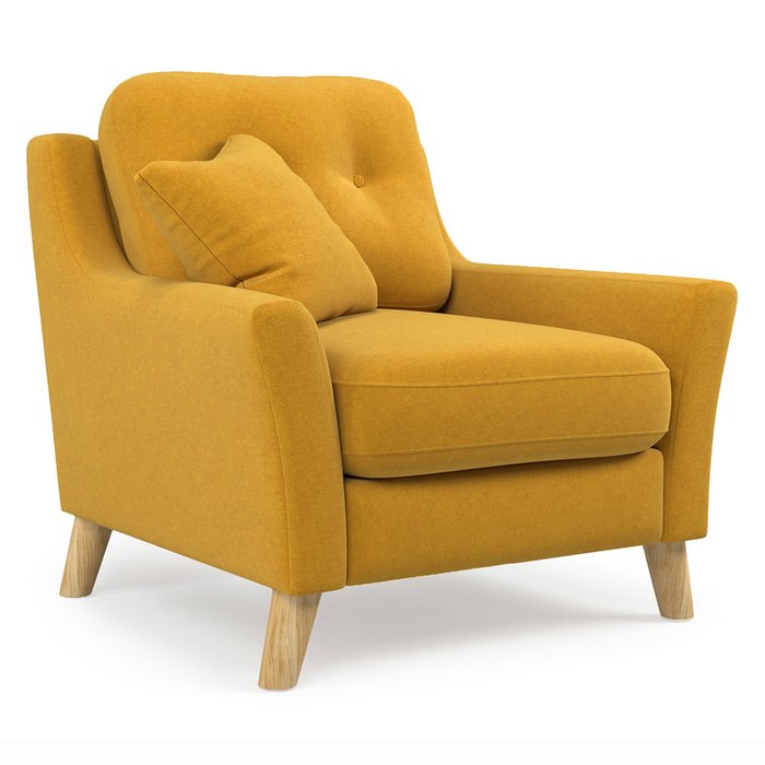 Кресло Raf желтого цвета