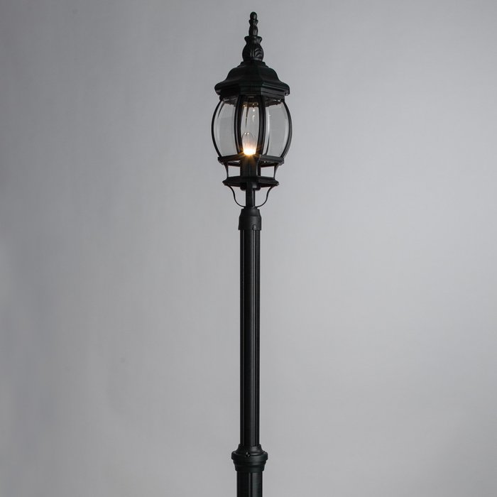Садово-парковый светильник Atlanta черного цвета - купить Наземные светильники по цене 8900.0