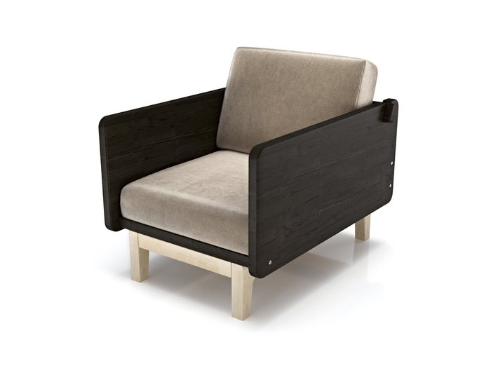 Кресло Двалин темно-бежевого цвета - лучшие Интерьерные кресла в INMYROOM