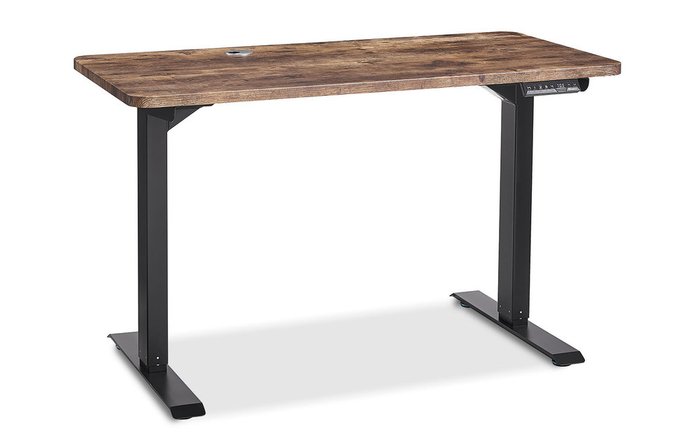 Стол письменный с регулируемой высотой Dallas коричневого цвета - купить Письменные столы по цене 40348.0