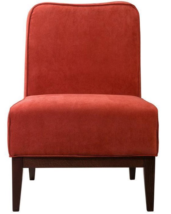 Кресло Giron Брик красного цвета - лучшие Интерьерные кресла в INMYROOM