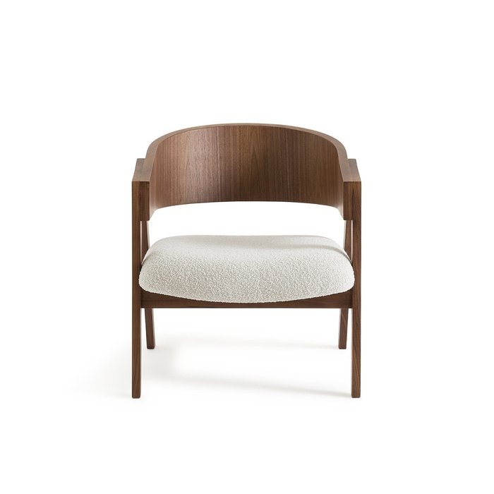 Кресло Charly бежево-коричневого цвета - купить Интерьерные кресла по цене 76507.0