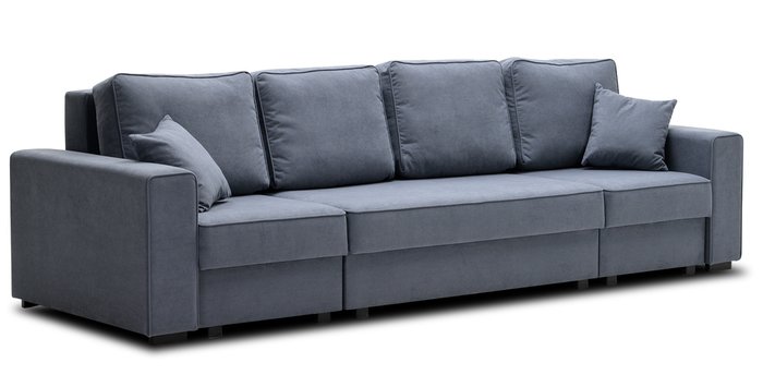 Диван-кровать Астон серого цвета - купить Прямые диваны по цене 55230.0
