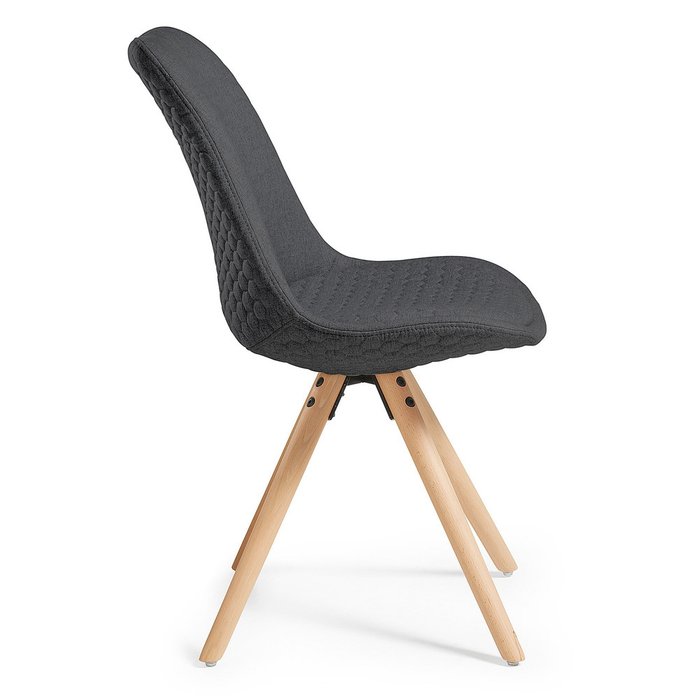 Стул Lars темно-серого цвета  - купить Обеденные стулья по цене 13990.0