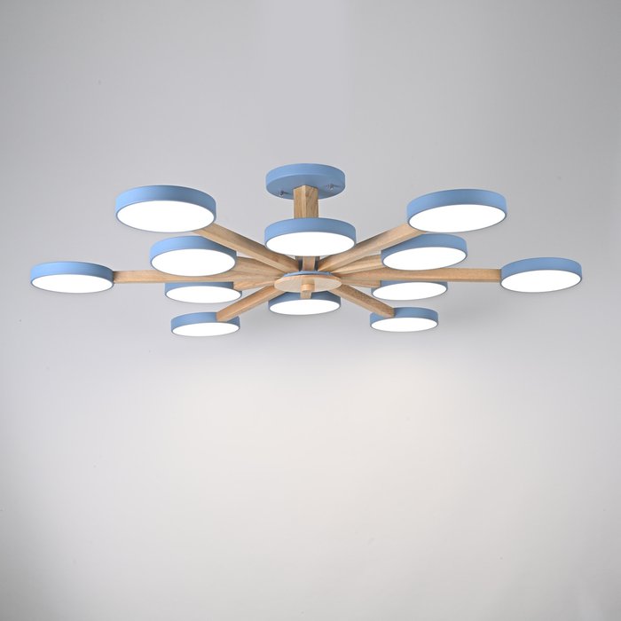 Потолочный светильник TURNA L12 Blue - купить Потолочные люстры по цене 60690.0