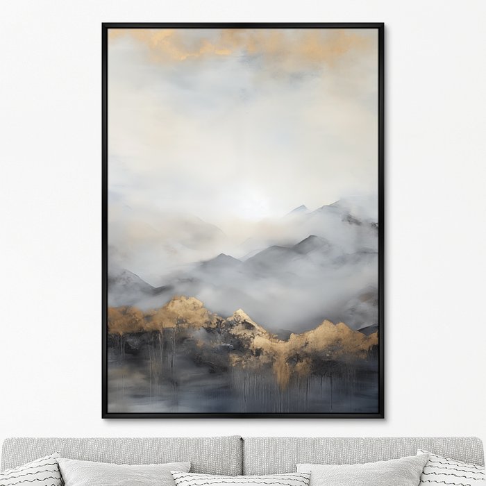 Репродукция картины Landscape collection, Mountain peaks, No 1, 2024г. - купить Картины по цене 24999.0