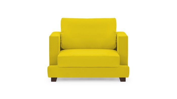 Кресло Плимут желтого цвета - купить Интерьерные кресла по цене 24300.0