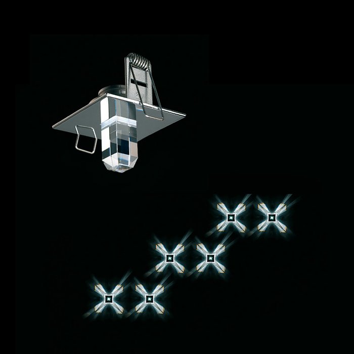 Встраиваемый светильник Swarovski Crystal StarLED DELUXE создает на потолке светящиеся крестики - купить Встраиваемые споты по цене 85170.0