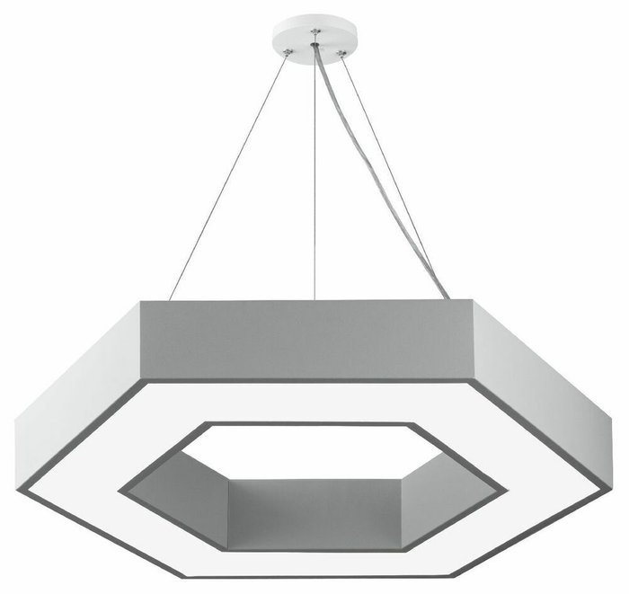Подвесной светильник Geometria Б0058882 (пластик, цвет белый)