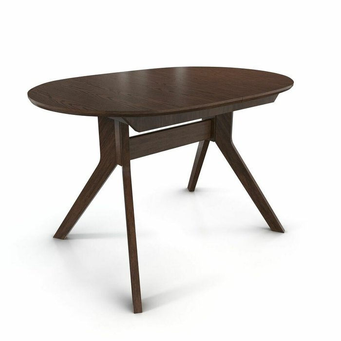 Раздвижной обеденный стол Mestre цвета венге - лучшие Обеденные столы в INMYROOM