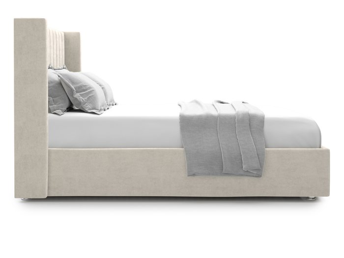 Кровать Premium Mellisa 2 180х200 бежевого цвета с подъемным механизмом  - лучшие Кровати для спальни в INMYROOM