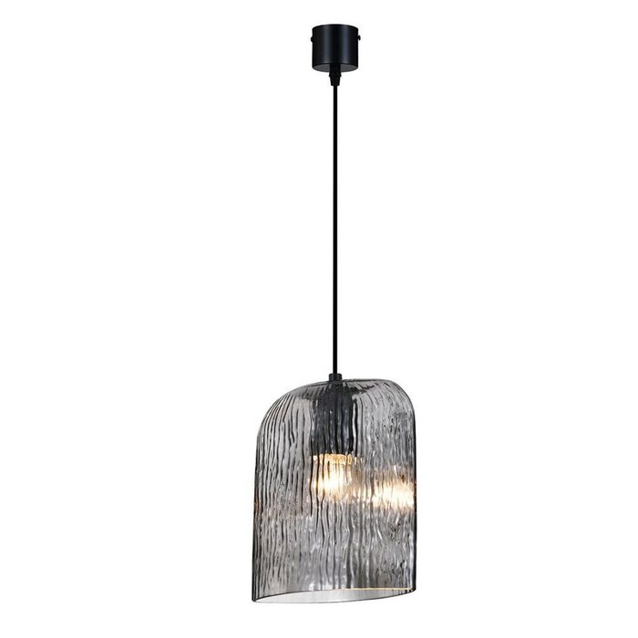 Подвесной светильник Pioggia V000612 (стекло, цвет дымчатый) Подвесной светильник Pioggia V000612 (стекло, цвет дымчатый)