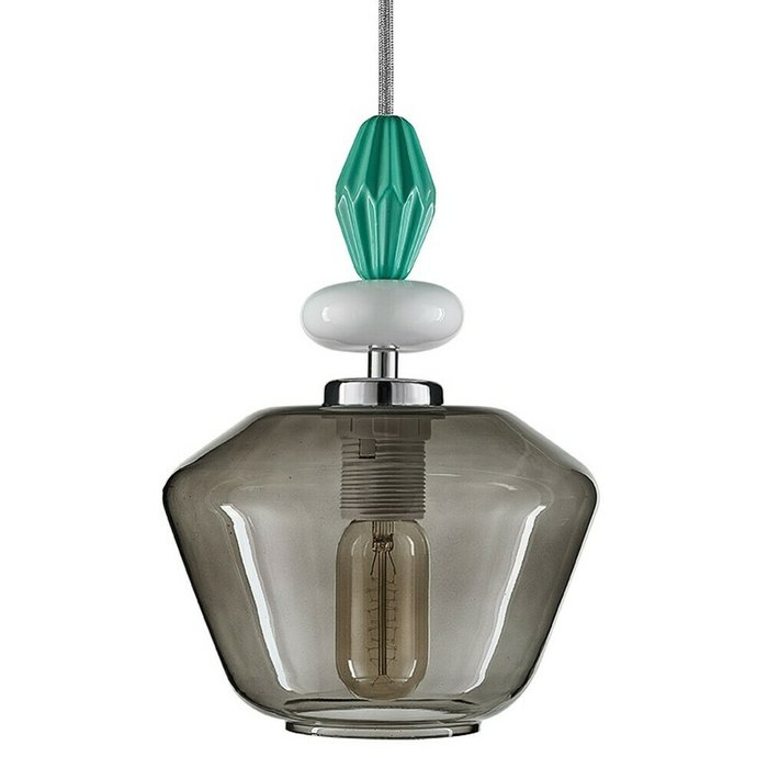 Подвесной светильник Amphora серого цвета - купить Подвесные светильники по цене 7450.0
