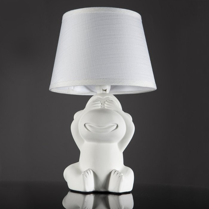 Настольный светильник 10176/T E14*40W White monkey MONKEY - купить Настольные лампы по цене 2530.0