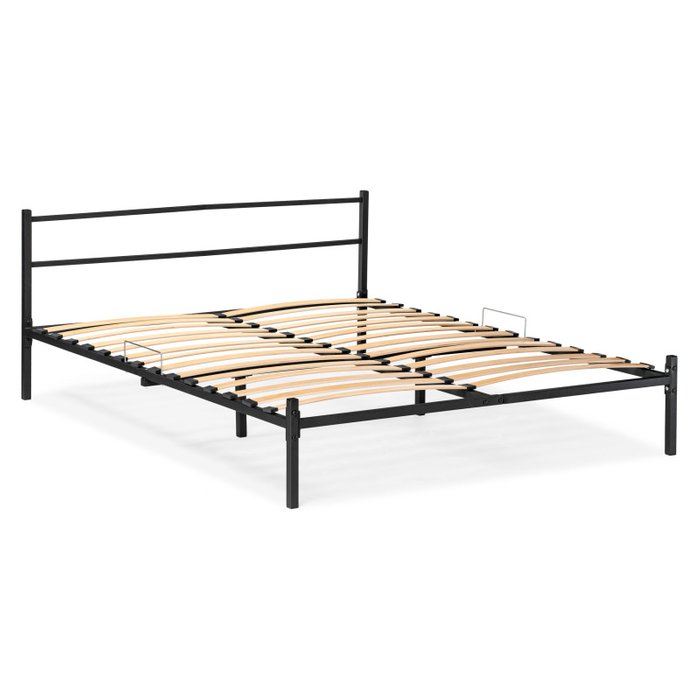 Кровать Фади 140х200 черного цвета - купить Кровати для спальни по цене 8550.0