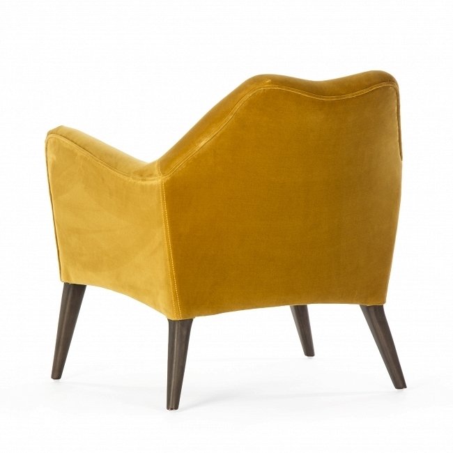 Кресло Sven горчичного цвета - купить Интерьерные кресла по цене 56124.0