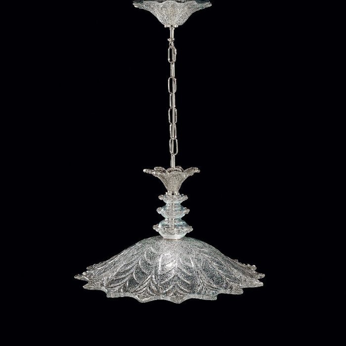 Подвесной светильник Sylcom из прозрачного муранского стекла
