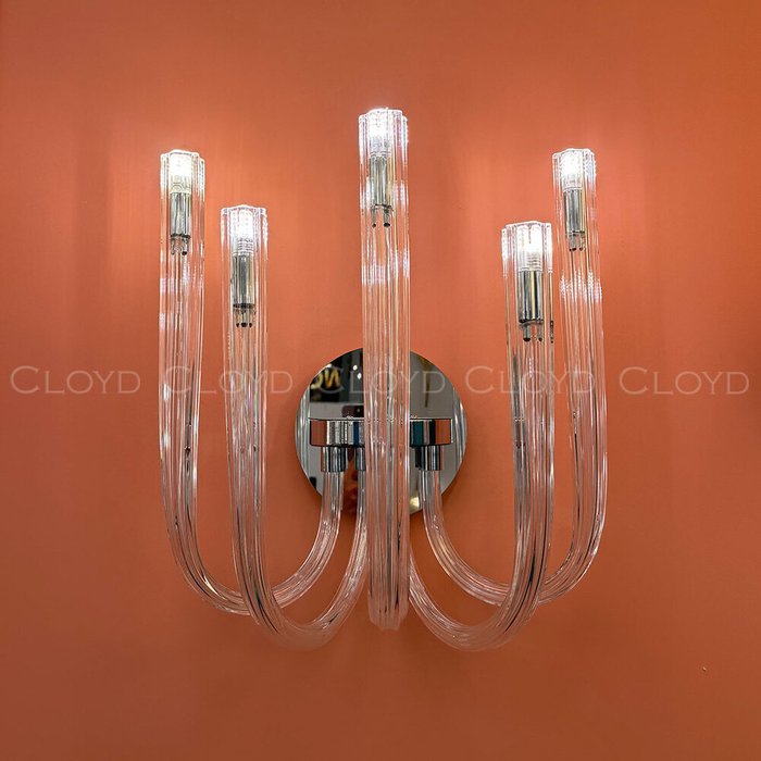 Бра Cloyd AEDA W5 / шир. 35 см - хром