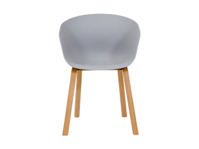 Стул пластиковый Paul серого цвета  - купить Обеденные стулья по цене 6490.0