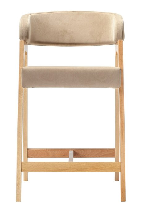 Полубарный стул Baxter бежевого цвета - купить Барные стулья по цене 17490.0