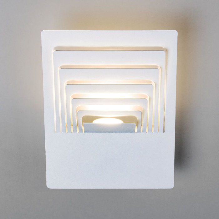 Настенный светодиодный светильник Onda LED белый MRL LED 1024 - купить Бра и настенные светильники по цене 1740.0