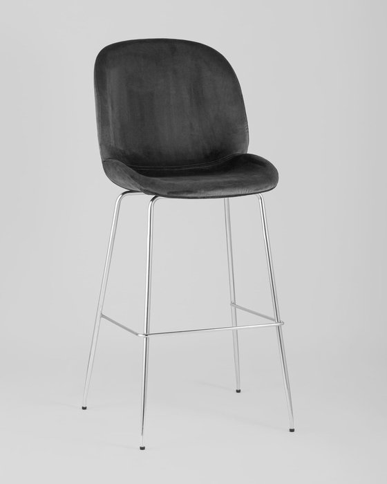 Стул барный Beetle серого цвета - купить Барные стулья по цене 9990.0