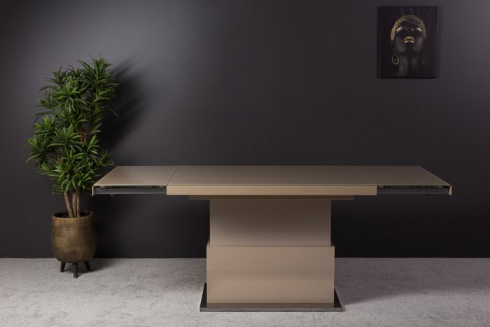 Стол-трансформер Space цвета капучино - лучшие Обеденные столы в INMYROOM