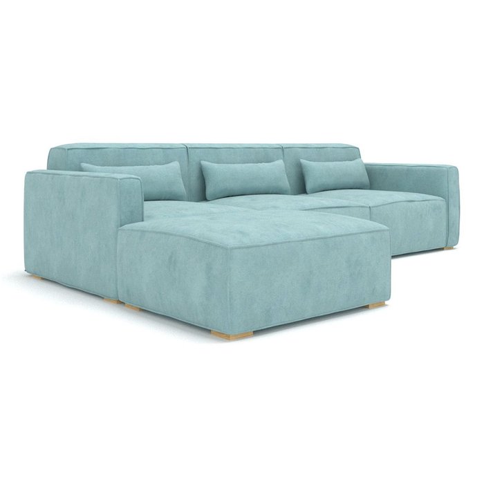 Модульный диван Cubus голубого цвета - лучшие Угловые диваны в INMYROOM