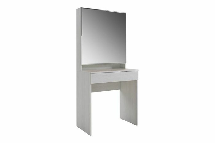 Туалетный столик с зеркалом Аурика белого цвета