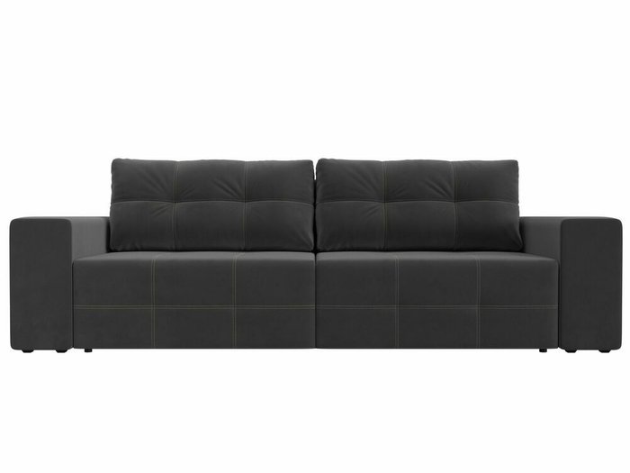 Прямой диван-кровать Перри серого цвета - купить Прямые диваны по цене 57999.0