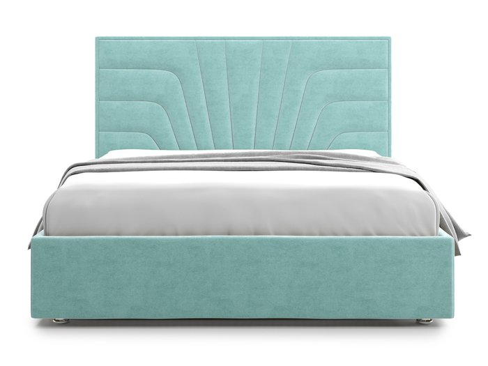 Кровать Premium Milana 160х200 бирюзового цвета с подъемным механизмом - купить Кровати для спальни по цене 73400.0