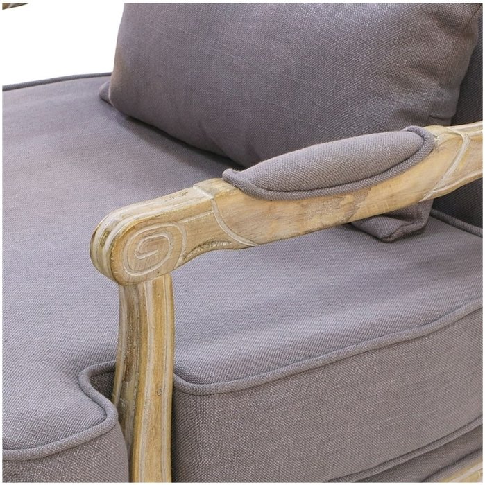 Кресло серого цвета на деревянных ножках - лучшие Интерьерные кресла в INMYROOM