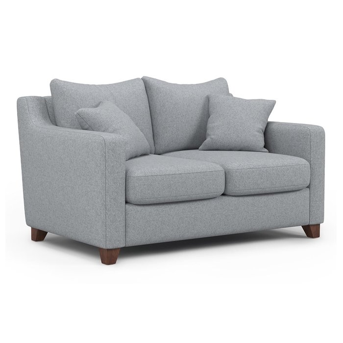 Двухместный диван Mendini MT серого цвета - купить Прямые диваны по цене 41700.0