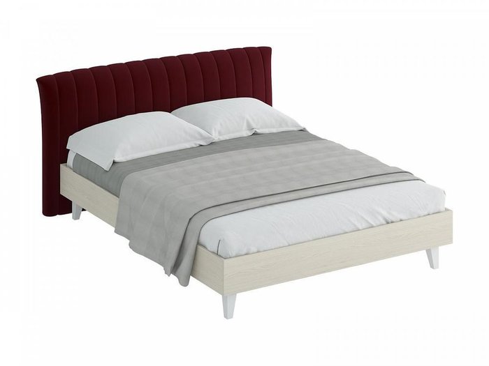 Кровать "Queen Anastasia" бордовая 160х200 см